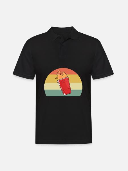 Beer Pong Beer Pong - Men's Polo Shirt - black