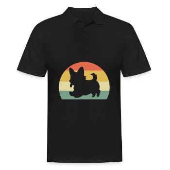 Corgi - Polo Homme - noir - Devant - Kai (181cm)