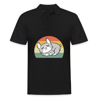 Corgi - Polo Homme - noir - Devant - Kai (181cm)