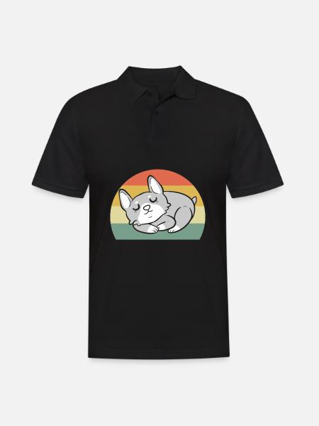 Corgi - Men's Polo Shirt - black