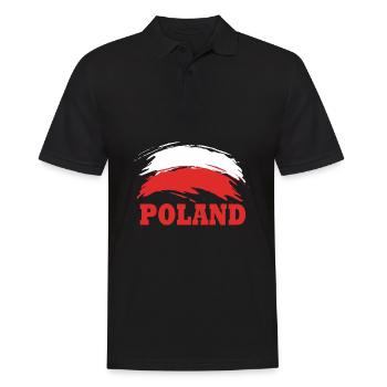 Pologne Polonais - Polo Homme - noir - Devant - Kai (181cm)