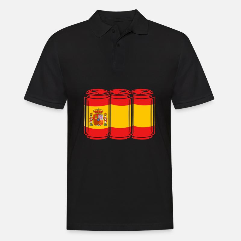Spanisch - Männer Poloshirt - Schwarz