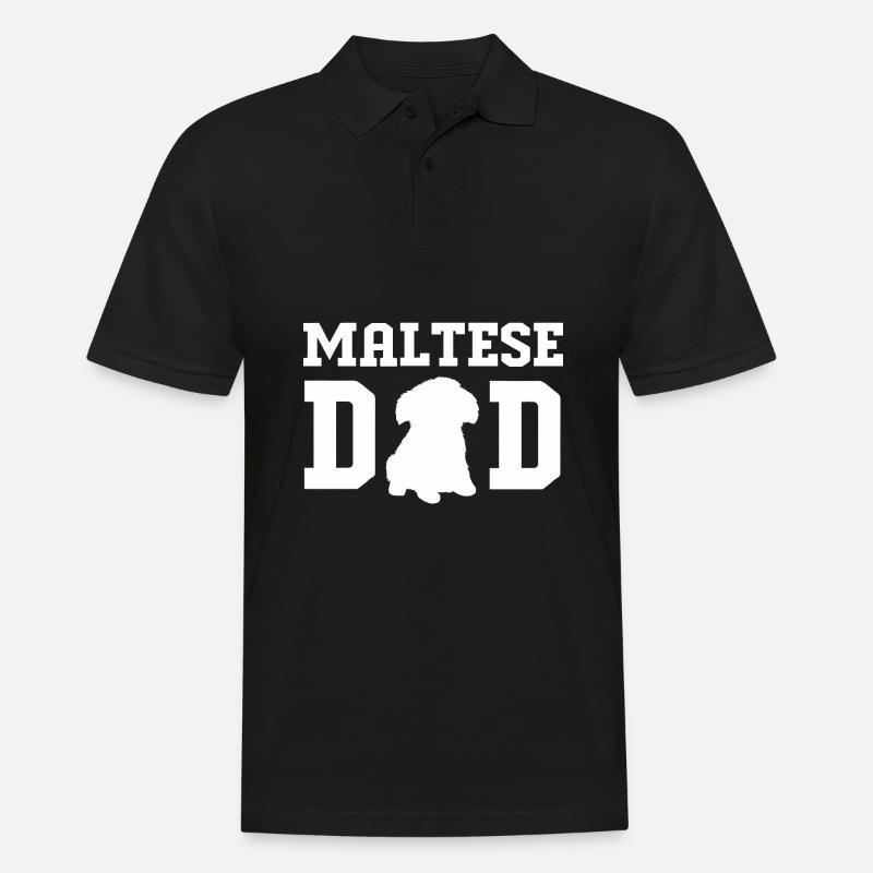 Malteser - Männer Poloshirt - Schwarz