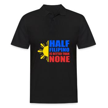 Philippinisch Philippinen - Männer Poloshirt - Schwarz - Vorne - Kai (181cm)