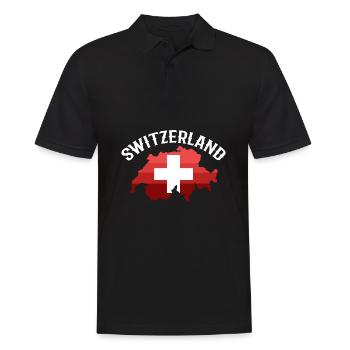 Suisse Suisse Suisse Allemande - Polo Homme - noir - Devant - Kai (181cm)