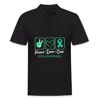 Sensibilisation au SOPK - Polo Homme - noir - Devant - Kai (181cm)
