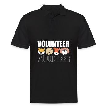 Hund Rettung Tierrechte Tierrettung Tierheim - Männer Poloshirt - Schwarz - Vorne - Kai (181cm)