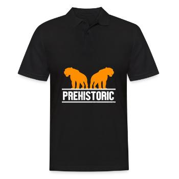 Tigre à dents de sabre - Polo Homme - noir - Devant - Kai (181cm)