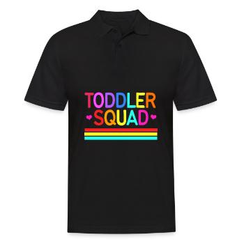 Kindergarten Erziehung Erzieher Erzieherin - Männer Poloshirt - Schwarz - Vorne - Kai (181cm)