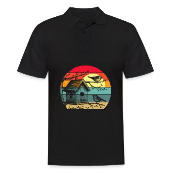 Alimentation des oiseaux - Polo Homme - noir - Devant - Kai (181cm)