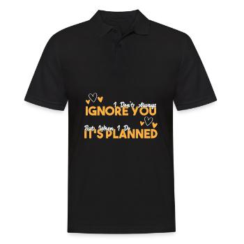 Behavioral Therapy, Behavior Therapy - Men's Polo Shirt - black - Front - Kai (181cm)