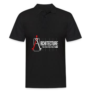 Architect Architecture - Men's Polo Shirt - black - Front - Kai (181cm)