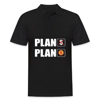 Le bitcoin - Polo Homme - noir - Devant - Kai (181cm)