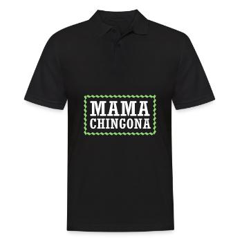Latina Mom - Men's Polo Shirt - black - Front - Kai (181cm)