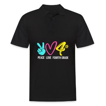4e année - Polo Homme - noir - Devant - Kai (181cm)