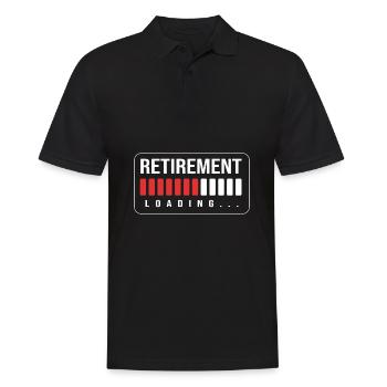 Ruhestand Rentnerin Rente Rentner - Männer Poloshirt - Schwarz - Vorne - Kai (181cm)