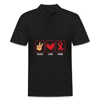 Hémophilie Hémophilie Hémophilie - Polo Homme - noir - Devant - Kai (181cm)