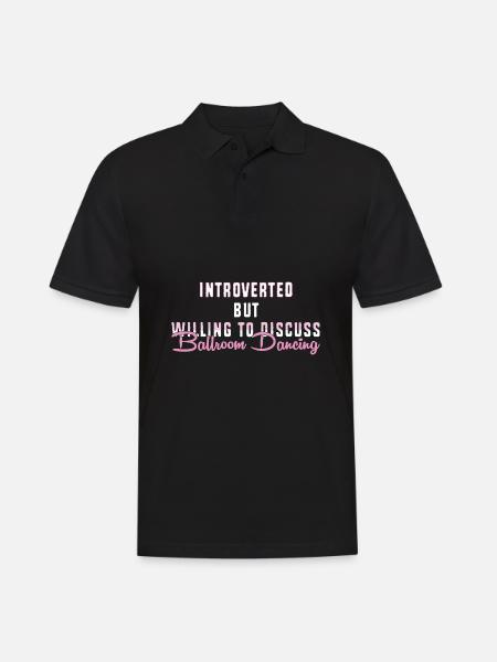 Walzer Paartanz - Männer Poloshirt - Schwarz