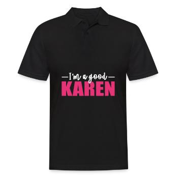 Karen - Polo Homme - noir - Devant - Kai (181cm)
