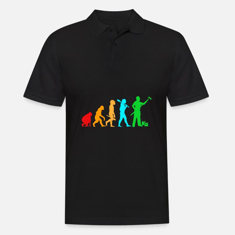 Painter Evolution - Men's Polo Shirt - black