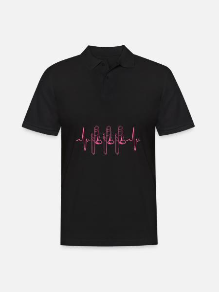 Trombone - Men's Polo Shirt - black