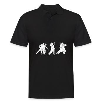 Danseuse de salsa Danseuse - Polo Homme - noir - Devant - Kai (181cm)