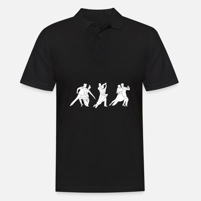 Danseuse de salsa Danseuse - Polo Homme - noir