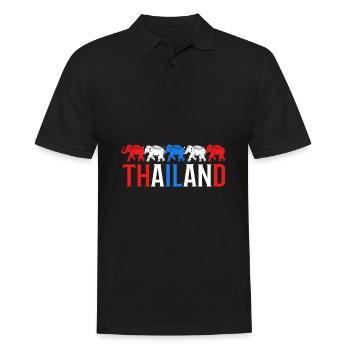 Thaïlande - Polo Homme - noir - Devant - Kai (181cm)