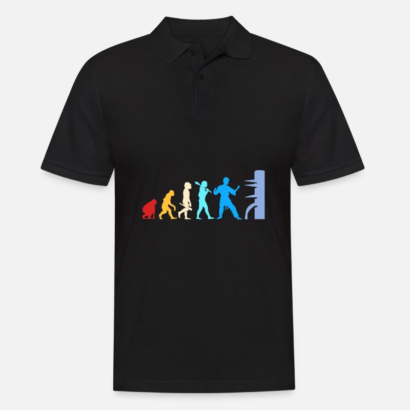 Wing Chun - Männer Poloshirt - Schwarz