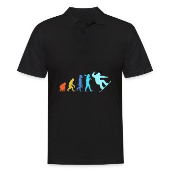 Snowboard Snowboard Vacances snowboard Snowboarders - Polo Homme - noir - Devant - Kai (181cm)