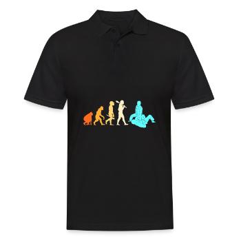 Jiu Jitsu Self Defense - Men's Polo Shirt - black - Front - Kai (181cm)