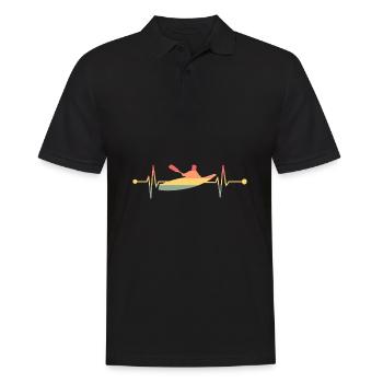 Kayak Kayak Battement de cœur du kayak - Polo Homme - noir - Devant - Kai (181cm)