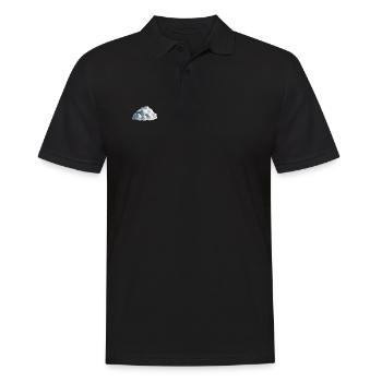 Cloud Polygon - Men's Polo Shirt - black - Front - Kai (181cm)