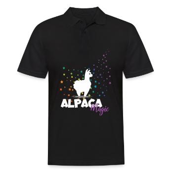 Alpaga Magic Alpaga Rainbow Stars Alpaga - Polo Homme - noir - Devant - Kai (181cm)