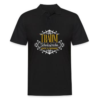 Traum Schwiegersohn Made in Germany Deutschland - Männer Poloshirt - Schwarz - Vorne - Kai (181cm)