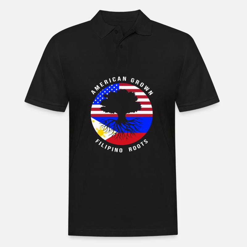 Philippinisch Philippinen - Männer Poloshirt - Schwarz