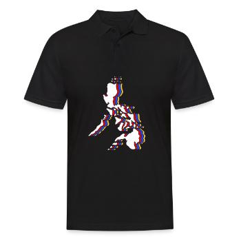 Philippinisch Philippinen - Männer Poloshirt - Schwarz - Vorne - Kai (181cm)