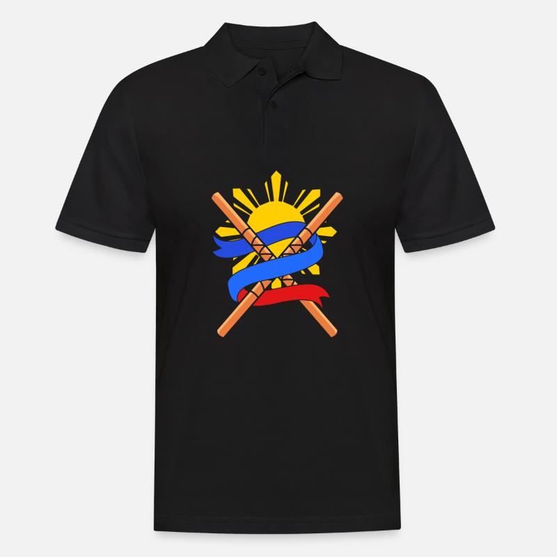 Philippinisch Philippinen - Männer Poloshirt - Schwarz