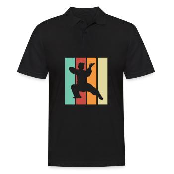 Karaté Autodéfense Arts Martiaux - Polo Homme - noir - Devant - Kai (181cm)