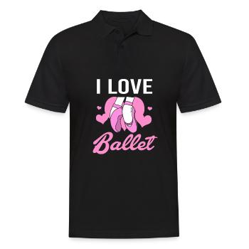 Ballet Ballet Dancer - Men's Polo Shirt - black - Front - Kai (181cm)