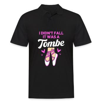 Ballet Ballet Dancer - Men's Polo Shirt - black - Front - Kai (181cm)