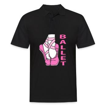 Ballet Ballet Dancer - Men's Polo Shirt - black - Front - Kai (181cm)