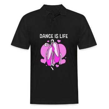 Ballet Ballet Dancer - Men's Polo Shirt - black - Front - Kai (181cm)