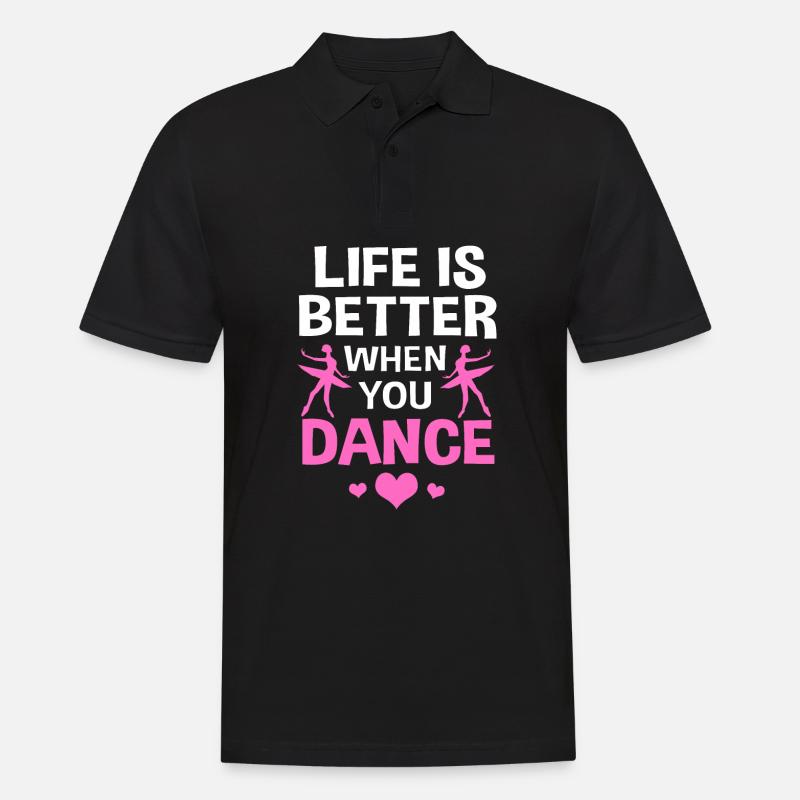 Danseuse de ballet - Polo Homme - noir