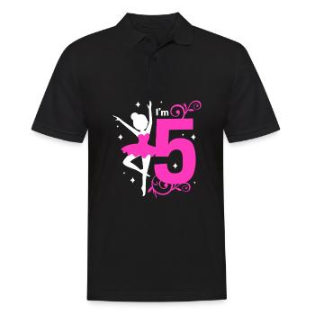 Ballet Ballet Dancer - Men's Polo Shirt - black - Front - Kai (181cm)