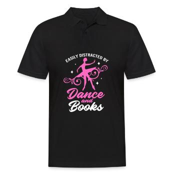 Ballet Ballet Dancer - Men's Polo Shirt - black - Front - Kai (181cm)