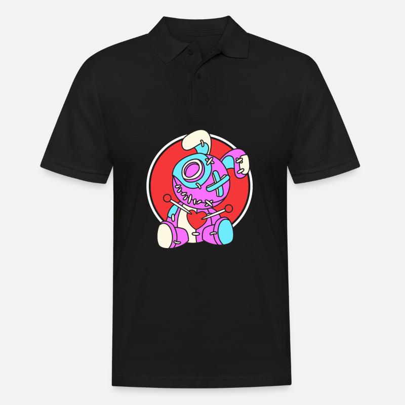 Voodoo - Männer Poloshirt - Schwarz