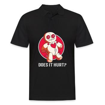 Voodoo - Männer Poloshirt - Schwarz - Vorne - Kai (181cm)