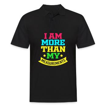 Body Positivity Feminist Feminismus Feministin - Männer Poloshirt - Schwarz - Vorne - Kai (181cm)
