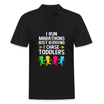 Kindergarten Education Educator Educator - Men's Polo Shirt - black - Front - Kai (181cm)